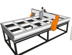 제주 원격주문  Rack and Pinion  사이즈 1500x3000mm